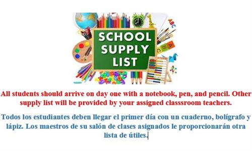 Students School Supplies